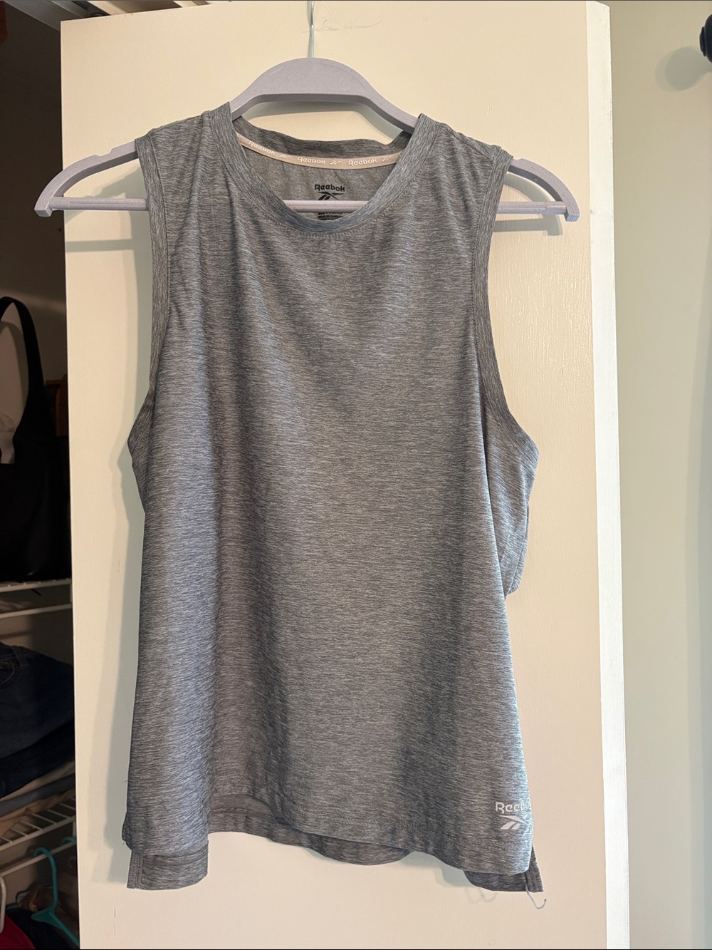 Reebok Gray Heather Women's Athletic Tank Top